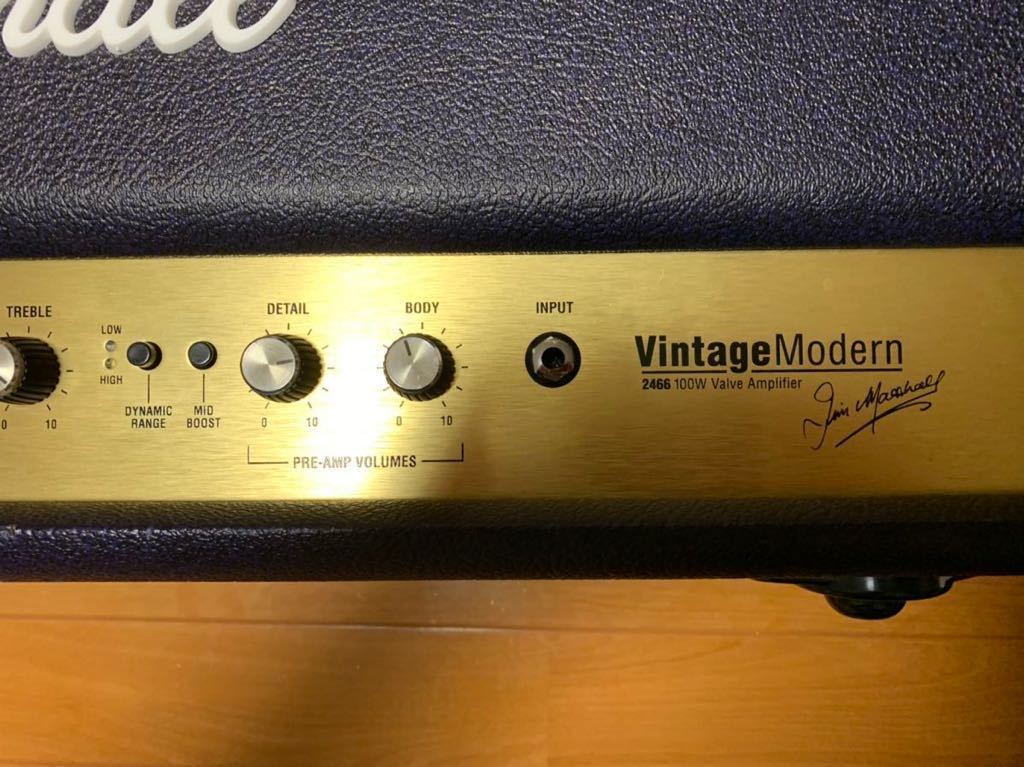 Marshall Vintage Modern 2466 EL34 mod 100W 真空管アンプヘッドの画像4
