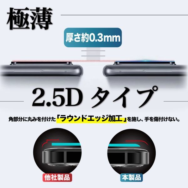 iPhone13 mini カメラ保護フィルム カメラ保護ケース 旭硝子製_画像5