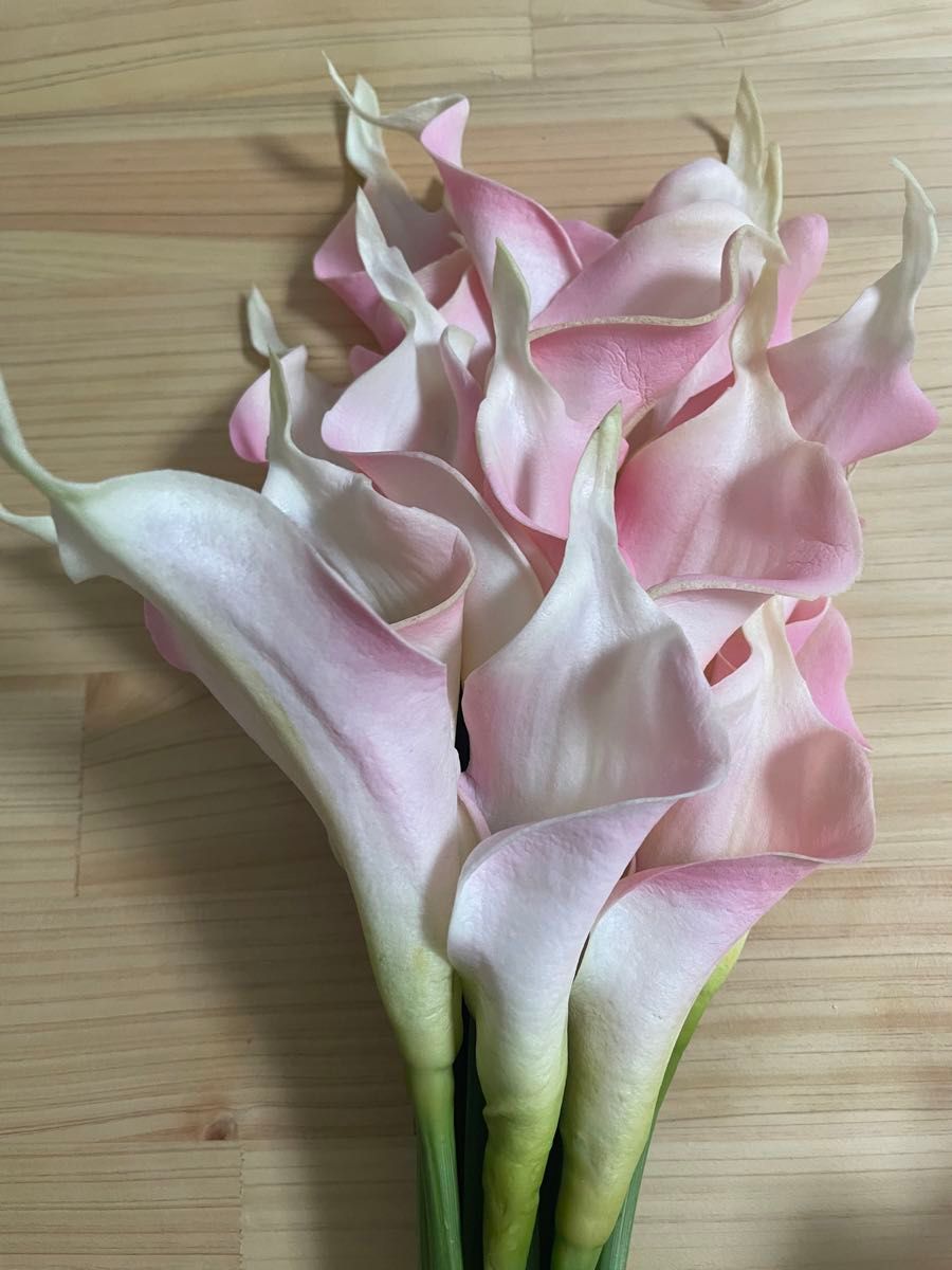 ピンク　カラー　ブーケ　ブートニア　結婚式　17本　造花　ハンドメイド