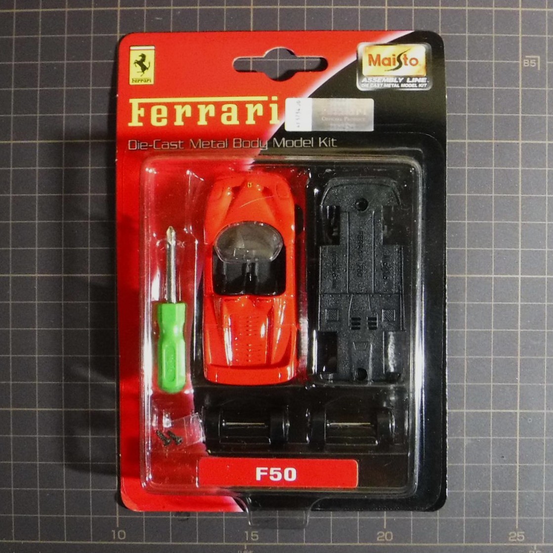 【Maisto】Ferrari 348ts 組み立てキットSET［0554］_画像7