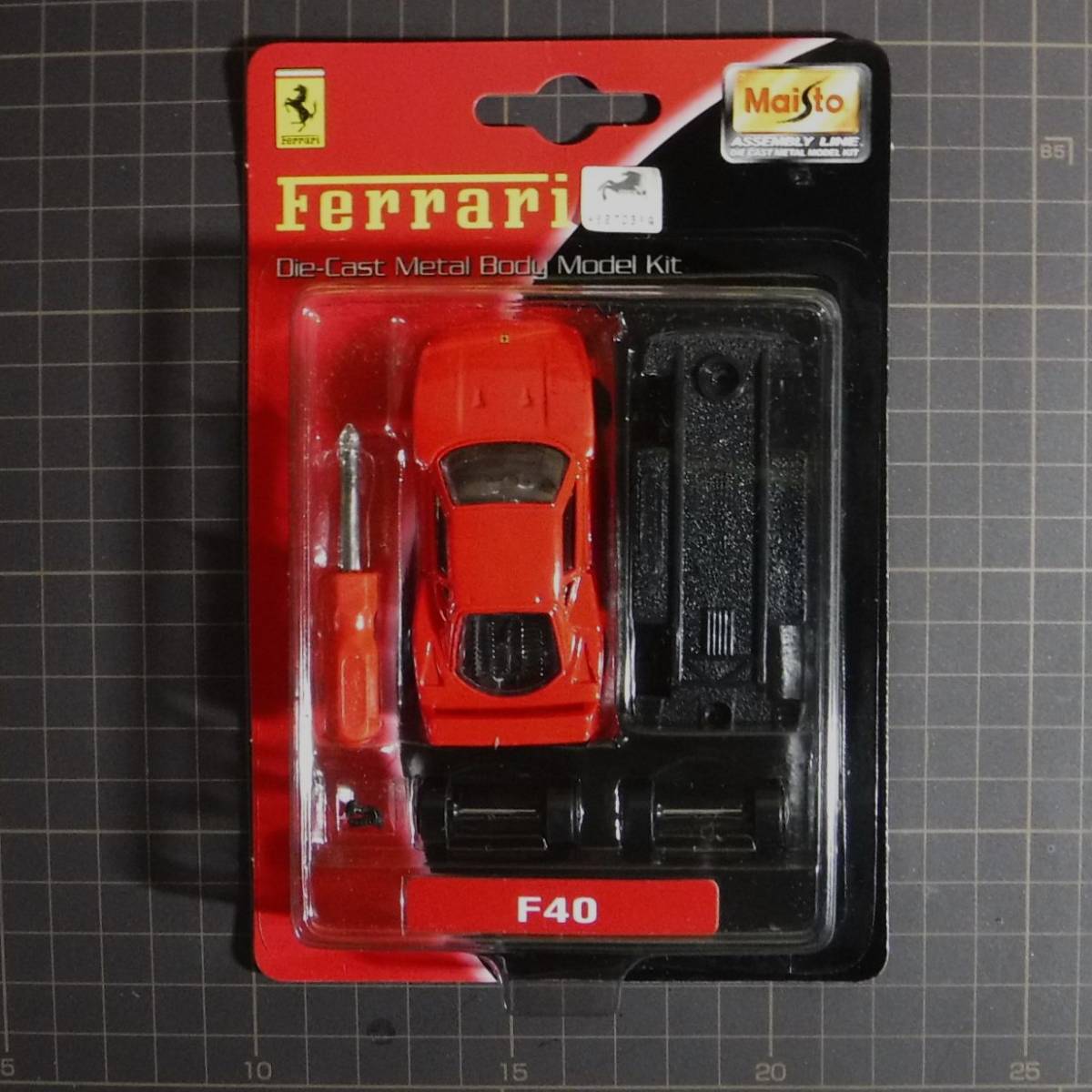 【Maisto】Ferrari 348ts 組み立てキットSET［0554］_画像6