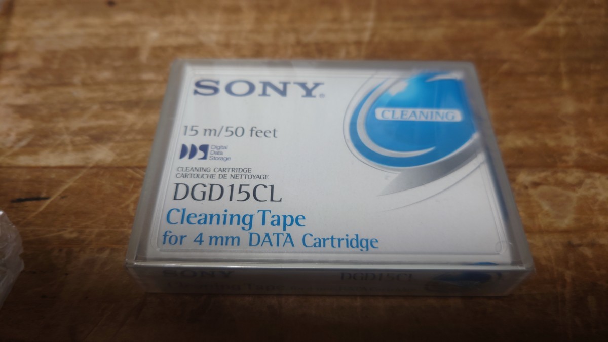 SONY DDS cleaning tape unused 