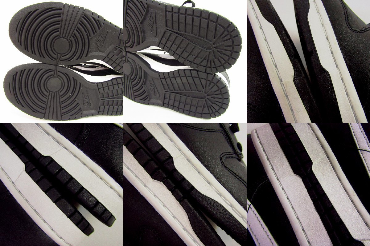 美品 NIKE ナイキ DUNK LOW RETRO ”Black Panda 2.0” DV0831-002 SIZE:26.0cm スニーカー 靴 〓A8488_画像8