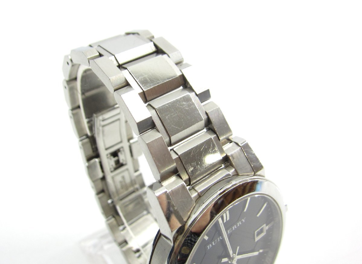 BURBERRY バーバリー メンズ BU9001 ラージチェック ステンレススチール ブレスレットウォッチ 腕時計 ∠UA10662_画像8