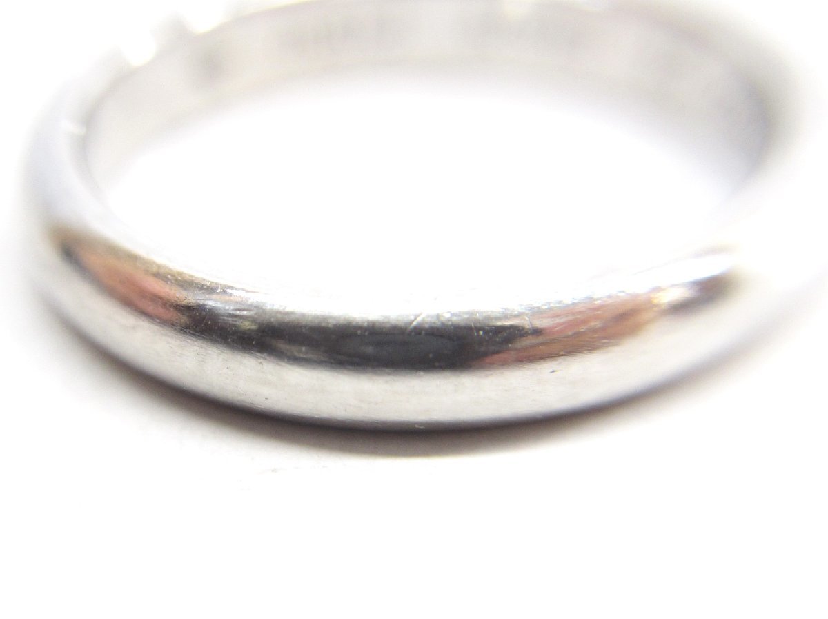 Cartier Cartier fashion ring Pt950 platinum 5.9g approximately 13 number ring ∠UP4022