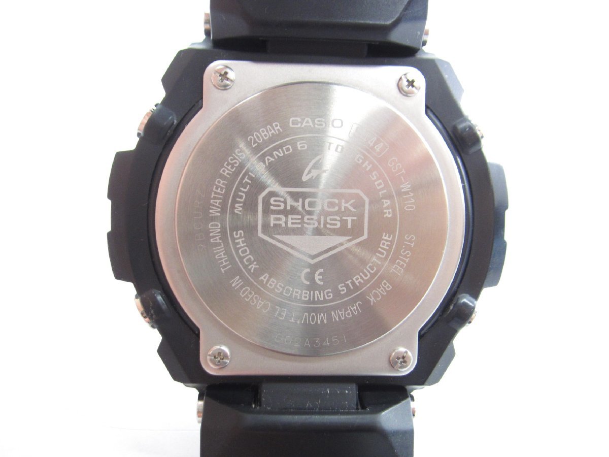 CASIO カシオ G-SHOCK G-STEEL GST-W100 Series GST-W110-1AJF 腕時計 ∠UA10620_画像9