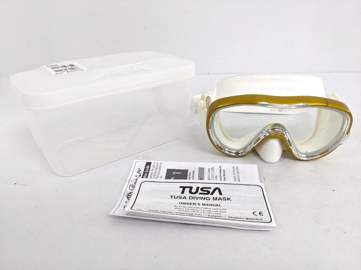 TUSA ツサ Tina ティナ M1002QW カラー:MG ダイビングマスク《U8175_画像1