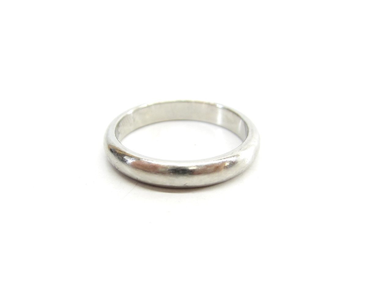 Cartier Cartier fashion ring Pt950 platinum 5.9g approximately 13 number ring ∠UP4022