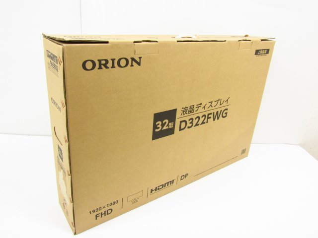 ORION オリオン D322FWG 32インチ 液晶ディスプレイ ゲーミングモニター 未開封品 未使用品 ◆2452_未開封品・未使用品状態です。