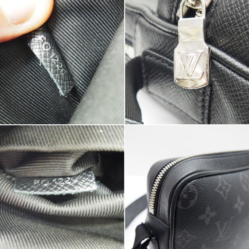 LOUIS VUITTON ルイ・ヴィトン モノグラム エクリプス タイガラマ アウトドア 中古 鞄 ∴ WP1822_画像8