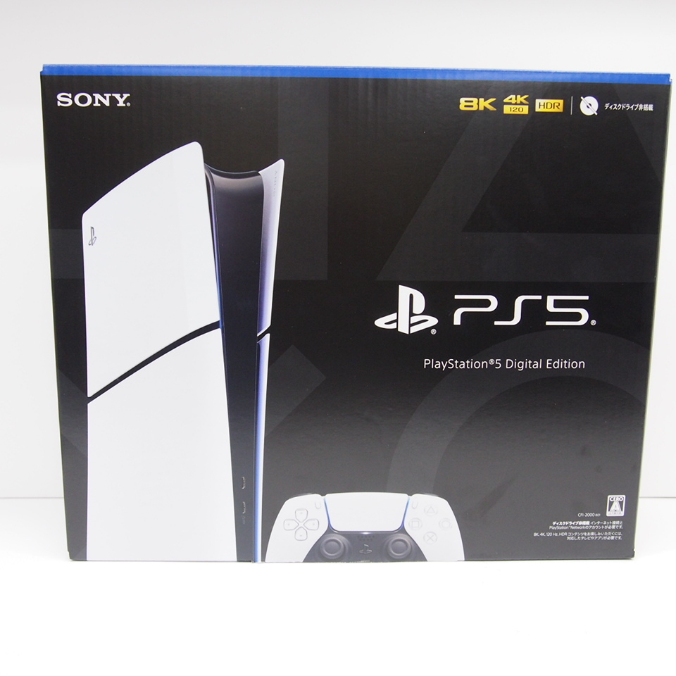 未使用 PS5 PlayStation5 デジタルエディション CFI-1200B 01 ゲーム機本体 JAN:4948872415545 ∴WE1243