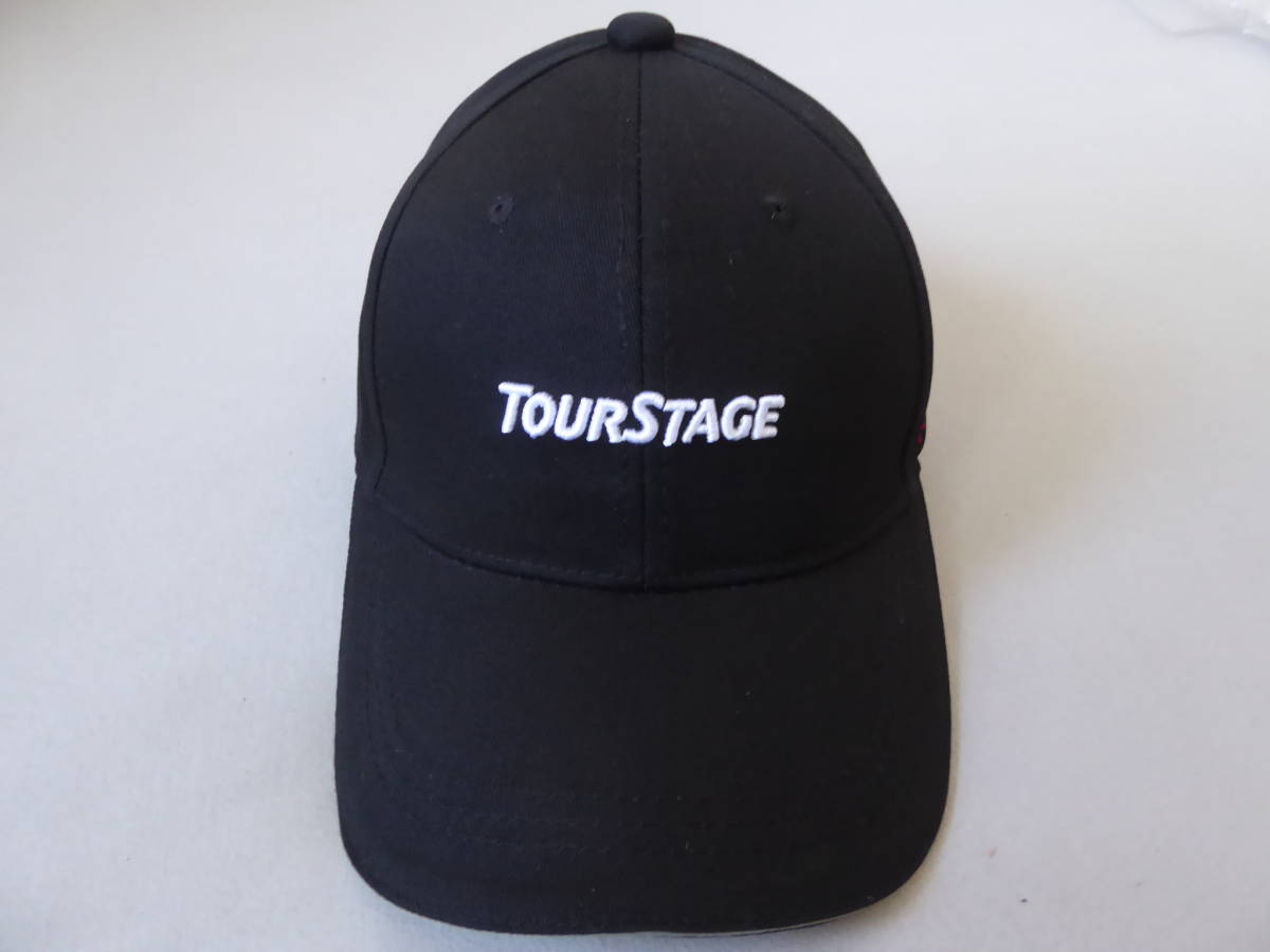 BRIDGESTONE TOURSTAGE GOLF Bridgestone Tour Stage Golf Logo вышивка колпак чёрный свободный (57-59cm)