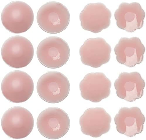 [ remainder a little ] silicon bla lady's silicon pad thickness 3mm diameter 6.5cm nipple seal silicon made flower shape 8 sheets . round 8