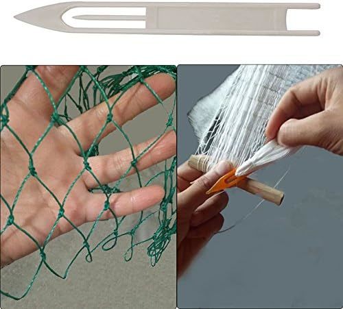 【残りわずか】 補修 アバリ 網針 プラスチック 6本セット ニードルシャトル 手編み網針 11cm-30cm ネット修理針_画像5