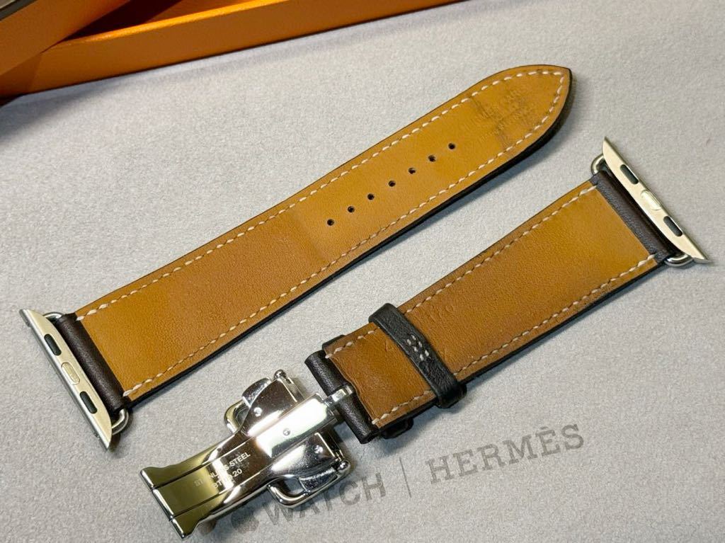 即決 美品 Apple Watch HERMES 45mm 44mm バレニア エベンヌ 即決 美品 Apple Watch HERMES 45mm 44mm バレニア エベンヌ