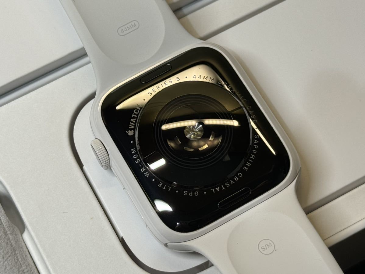☆即決 美品 激レア ホワイトセラミック Apple Watch series5 Edition 44mm アップルウォッチ GPS+Cellular 心電図 エディション 628_画像7