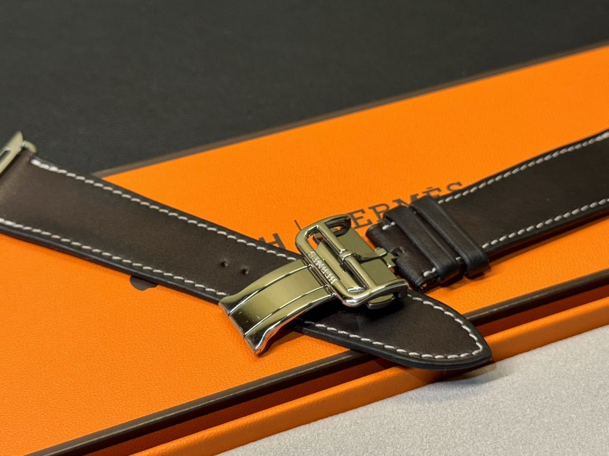 即決 美品 Apple Watch HERMES 45mm 44mm バレニア エベンヌ 即決 美品 Apple Watch HERMES 45mm 44mm バレニア エベンヌ