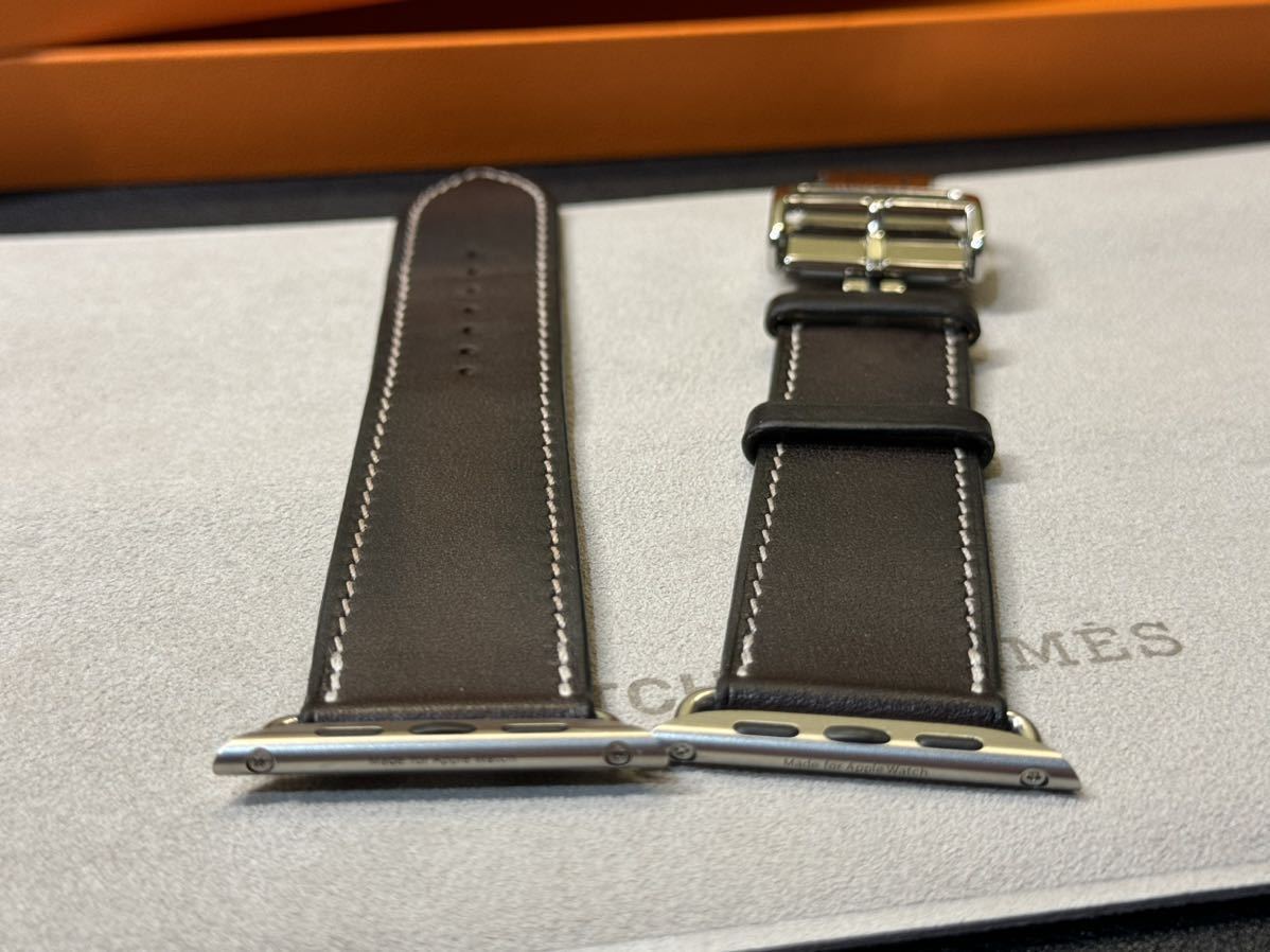 即決 美品 Apple Watch HERMES 45mm 44mm バレニア エベンヌ 即決 美品 Apple Watch HERMES 45mm 44mm バレニア エベンヌ