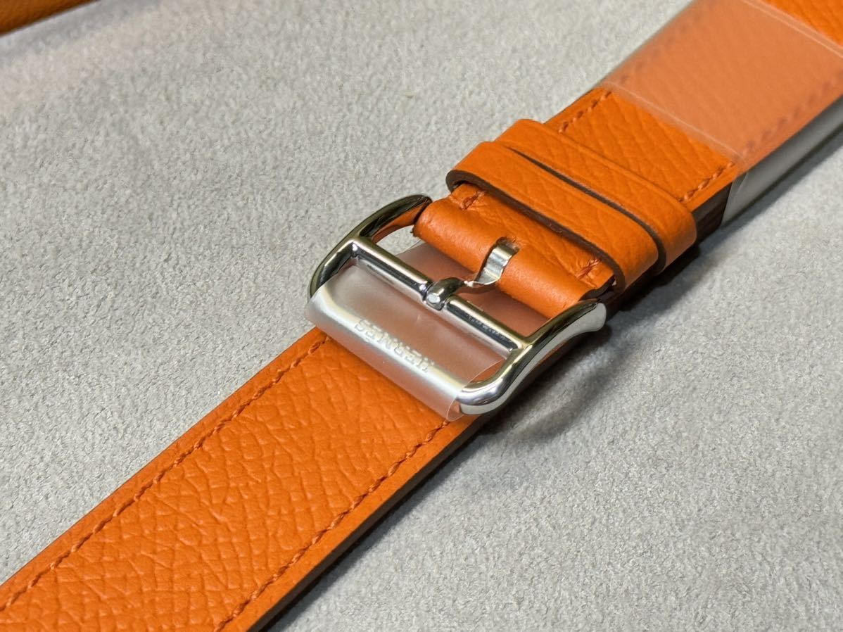 ☆即決 未使用 レア 純正 Apple Watch Hermes 41mm 41mm エプソン フー シンプル トゥール レザー エルメス アップルウォッチ 176_画像4