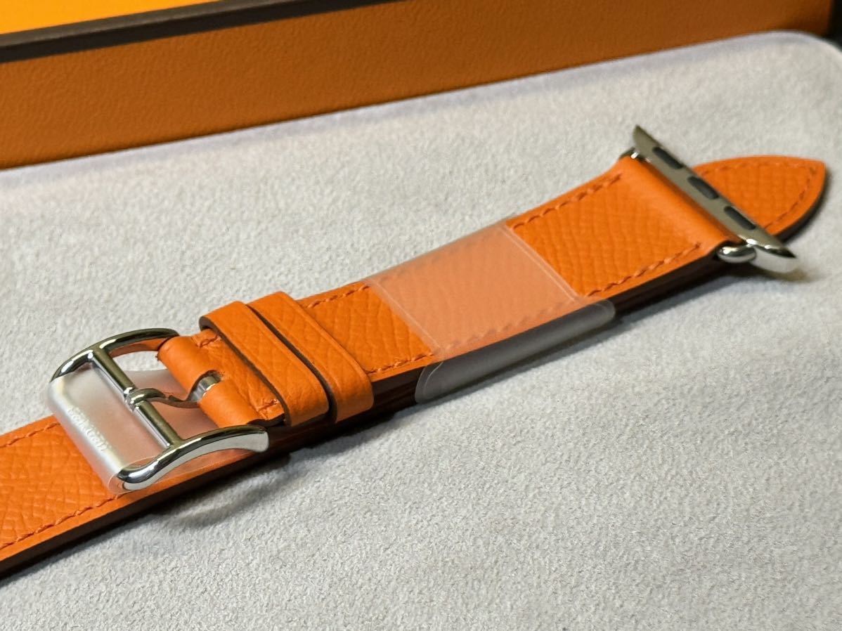 ☆即決 未使用 レア 純正 Apple Watch Hermes 41mm 41mm エプソン フー シンプル トゥール レザー エルメス アップルウォッチ 176_画像2