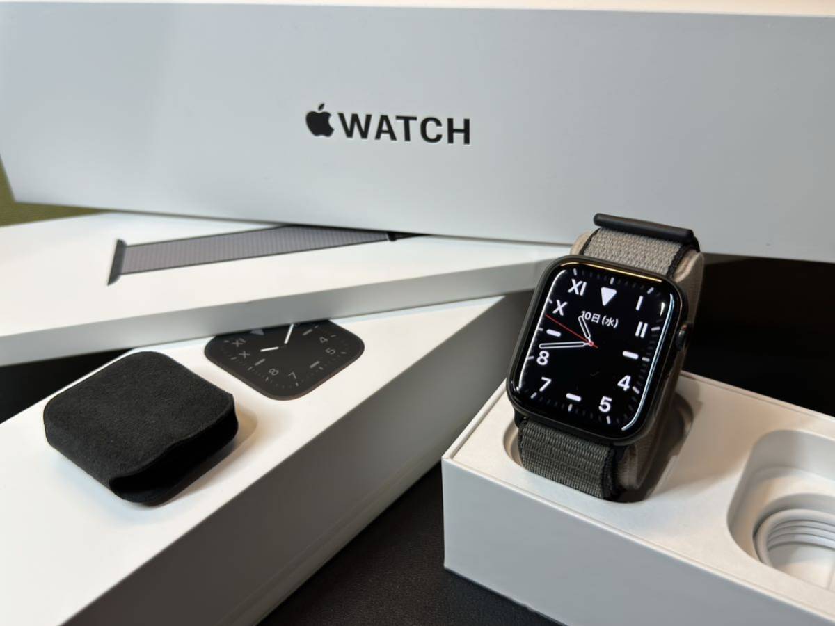 即決 美品 Apple Watch series5 Edition ブラックチタニウム 即決 美品 Apple Watch series5 Edition ブラックチタニウム