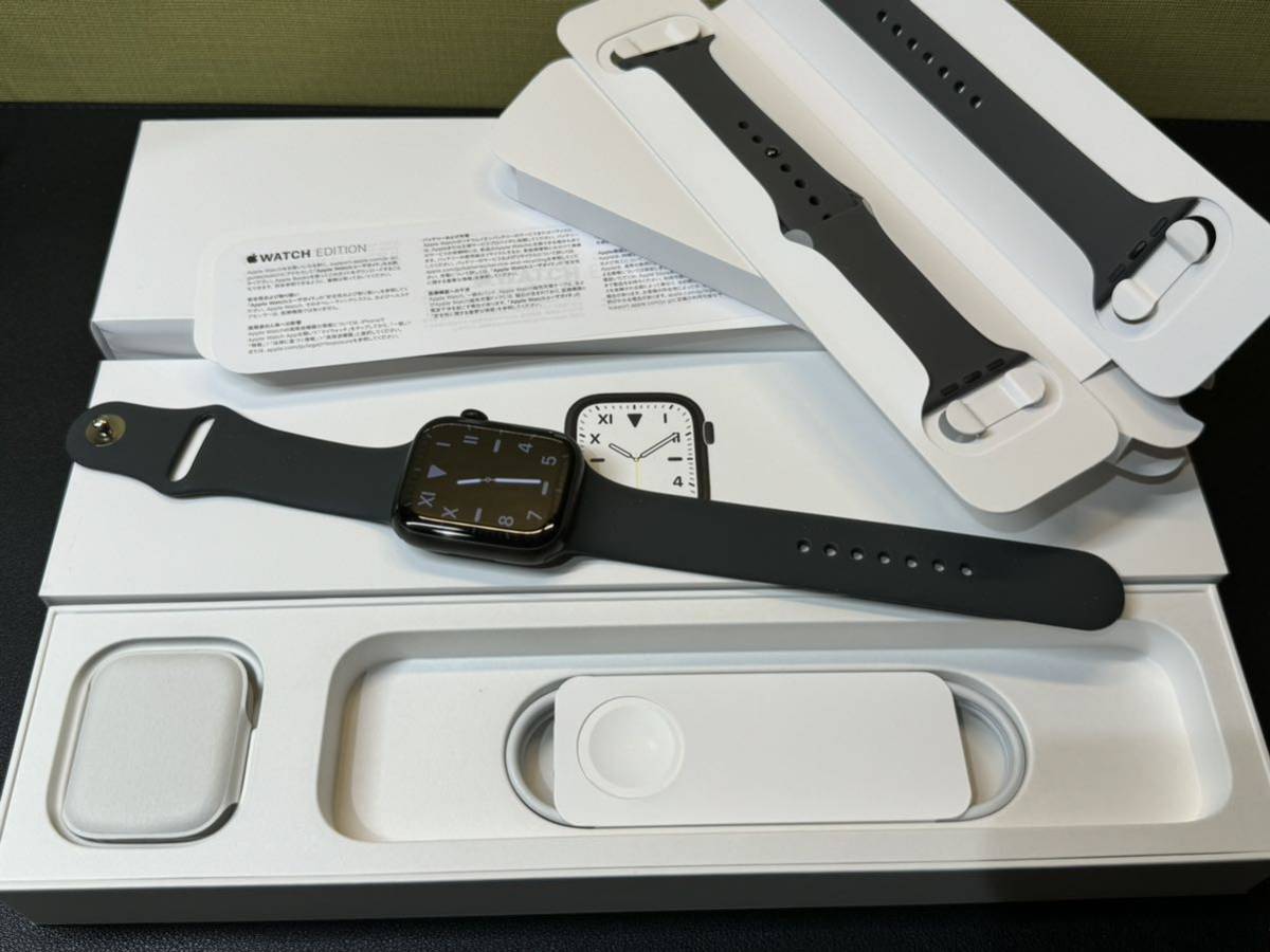 即決 美品 Apple Watch series7 Edition ブラックチタニウム 即決 美品 Apple Watch series7 Edition ブラックチタニウム