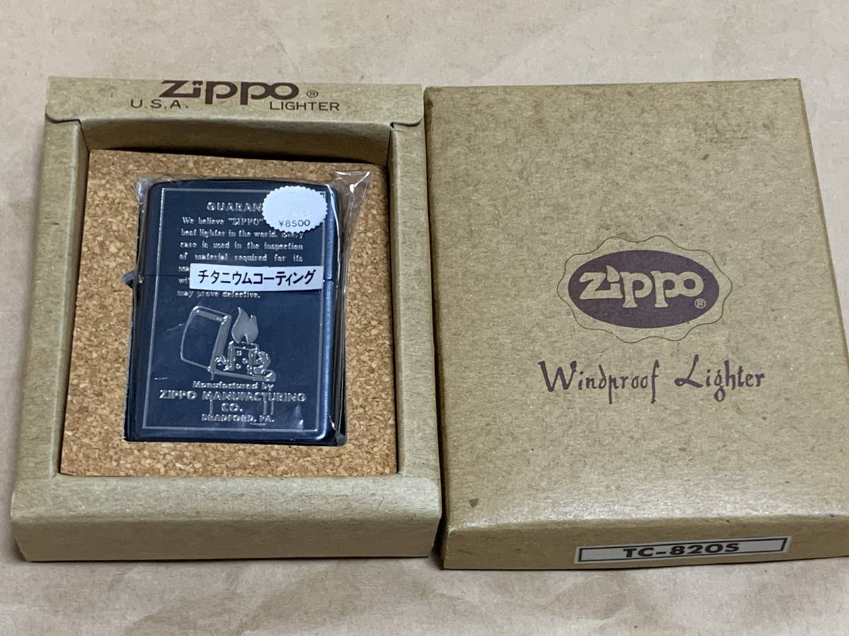 1993年製 チタニウムコーティング　ギャランティ柄　ZIPPO　未使用