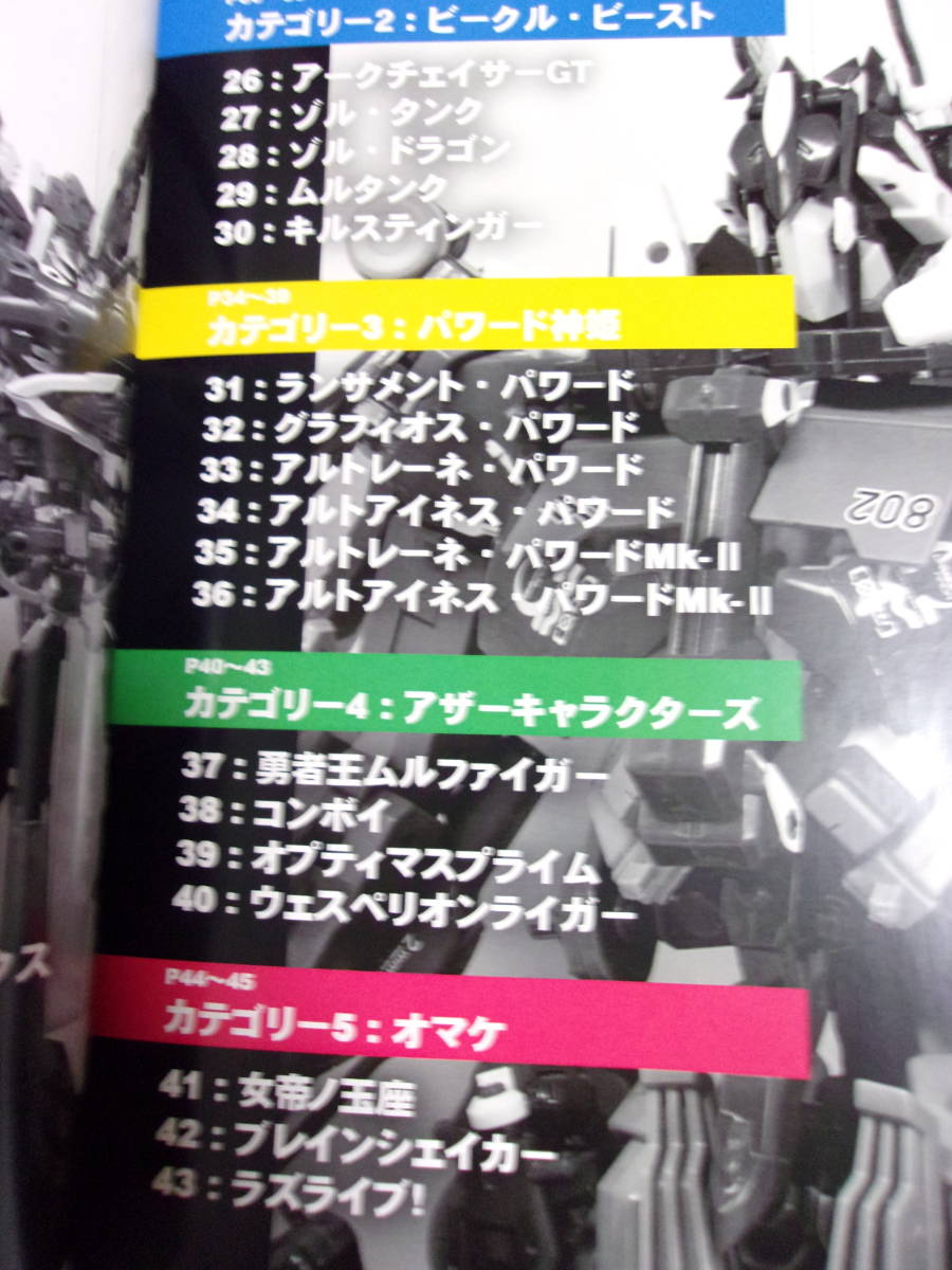 参考資料 神姫ロボ 大全 同人誌/ 武装神姫 関連本 / 大張メカ風 ガウォークあり可変機 5機合体 ビースト系 ガオガイガー？ ゾイド？ 他_画像3