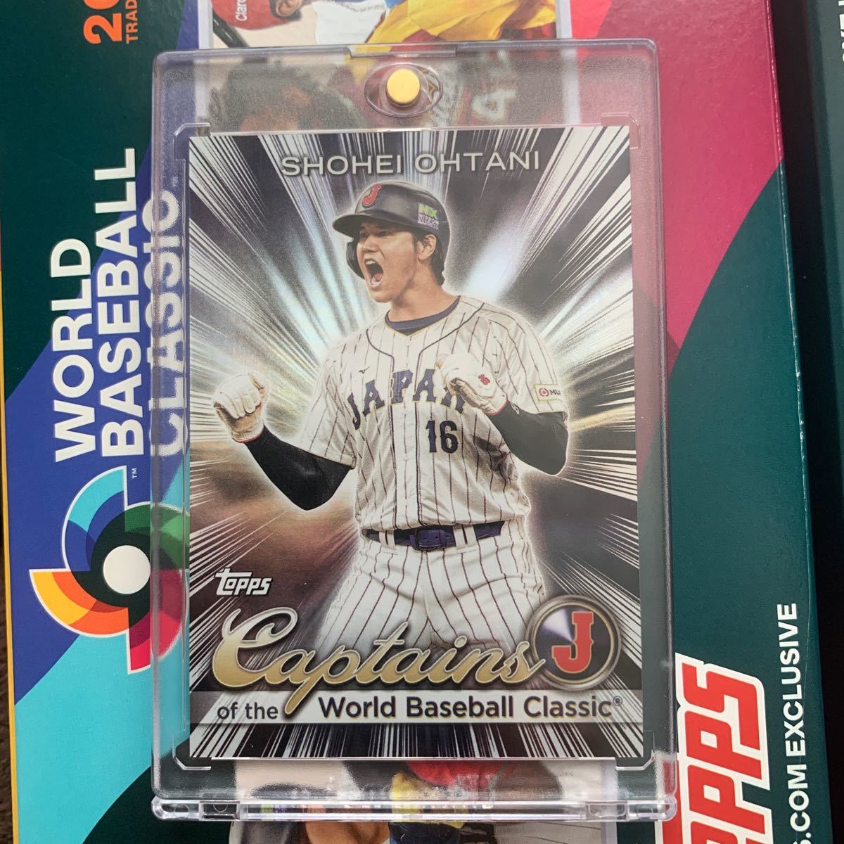 輝い THE OF CAPTAINS WBC TOPPS 2023 大谷翔平 WBC マグホ発送