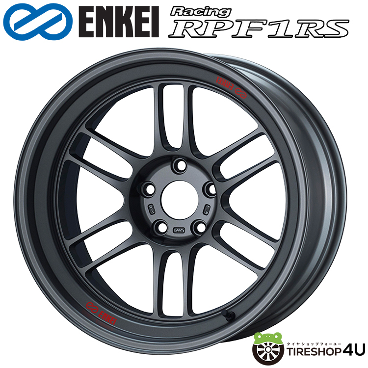 送料無料 ENKEI RPF1RS 18インチ 18x10.5J 5/114.3 +10 MDG Matte Dark Gunmetallic 新品ホイール1本価格_画像1