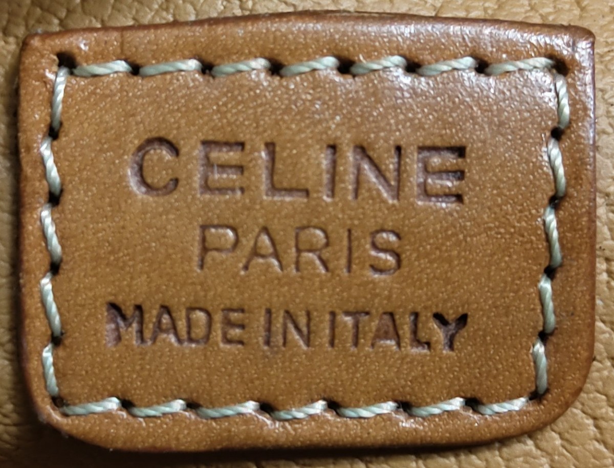 １円～　CELINE　セリーヌ　マカダム　ポーチ　セカンド　クラッチバッグ_画像10