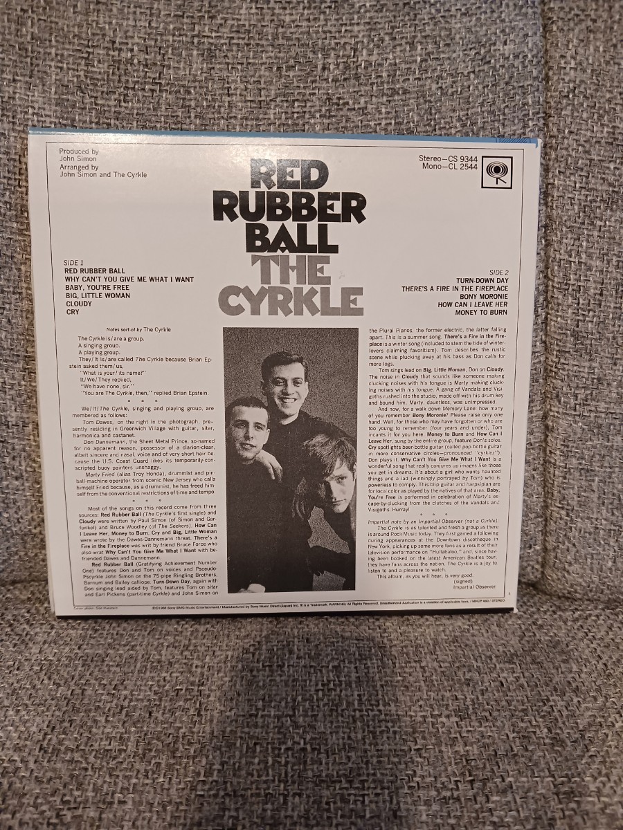 ザ・サークル　紙ジャケット2枚セット　レッド・ラバー・ボール&ネオン　THE Cyrkle _画像2