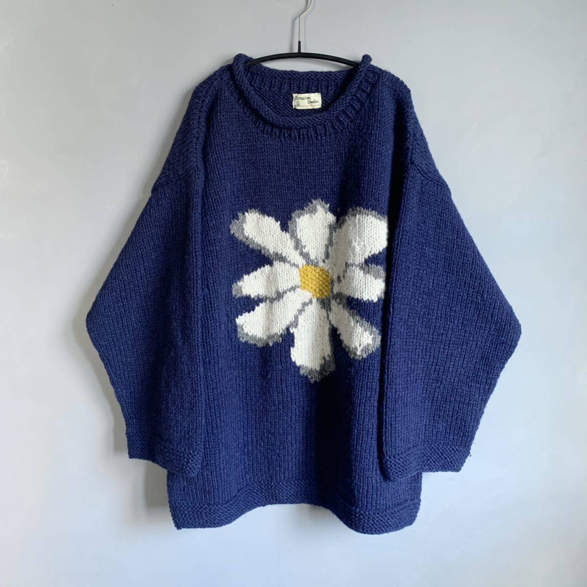 Macmahon Knitting Mills 23AW 未使用 フラワー柄 ニット Macmahon Knitting Mills 23AW 未使用 フラワー柄 ニット
