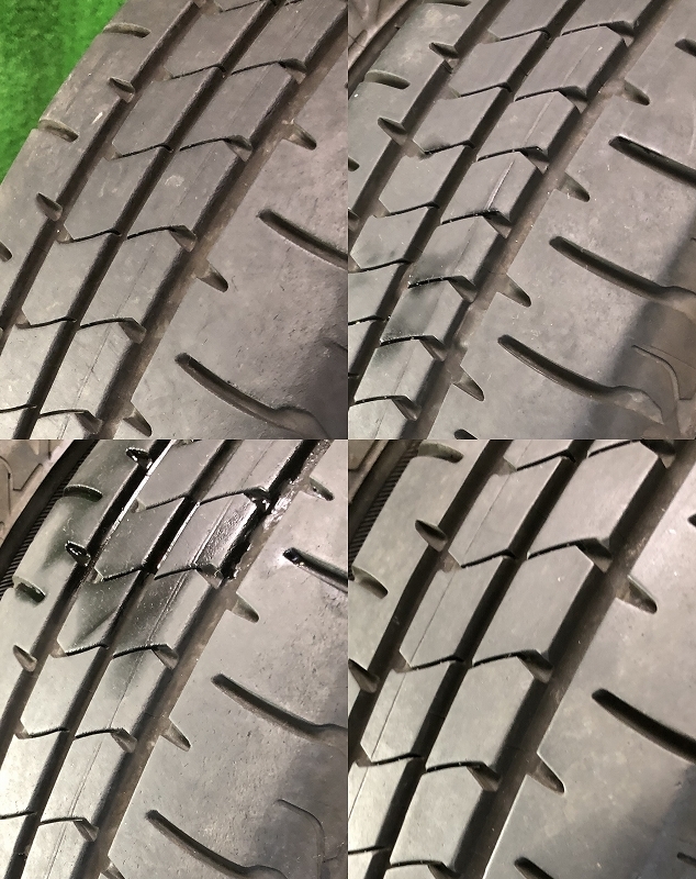 ★155/65R14 75H ブリヂストン NEWNO 中古 夏タイヤ/三菱 純正 中古 アルミホイール付 4本 4穴 PCD:100 In46★_画像6