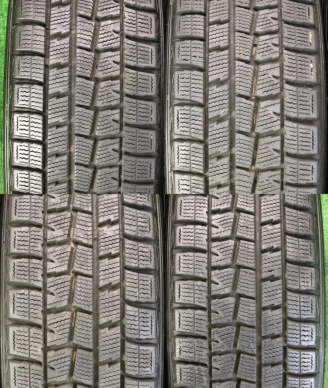 2017年製 175/65R15 84Q ダンロップ WM01 中古 スタッドレス/VIOLENTO 社外 中古 アルミホイール付き 4本 4穴 PCD:100 In42_画像5