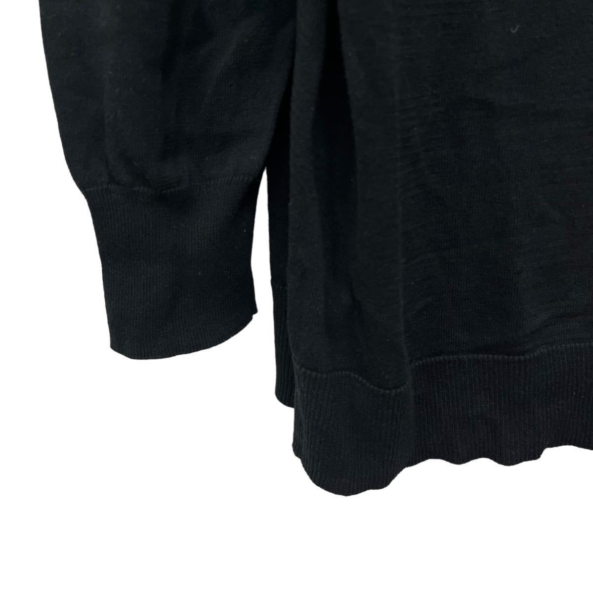 MOGA / モガ レディース 長袖Tシャツ カットソー ブラック 2サイズ 薄手 O-2027の画像2