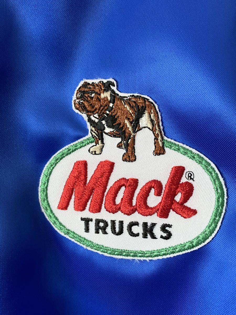 ビンテージ マックトラック ナイロンジャケット Mack TRUCKS K-Products 米国製90s 古着 ブルゾン _画像3