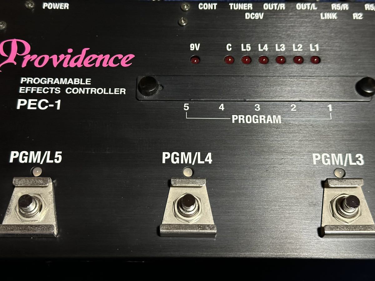 【中古】Providence PEC-1 プロビデンス エフェクター プログラム スイッチング システム ギター プログラマブルスイッチャー (送料無料)_画像2
