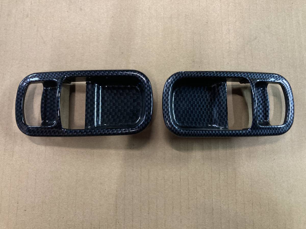  Fairlady Z32 carbon pattern door handle cover left right set CZ32 GZ32 GCZ32 300ZX 2 -seater 2by2 300ZX last model 