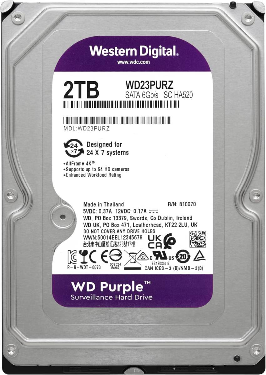  new goods recorder repair * exchange ( exchangeable ) for HDD 2TB BDZ-EX200/BDZ-RX105/BDZ-RX100/BDZ-RX55/BDZ-RX50/BDZ-RX35/BDZ-RX30/BDZ-RS15/BDZ-RS10Purple