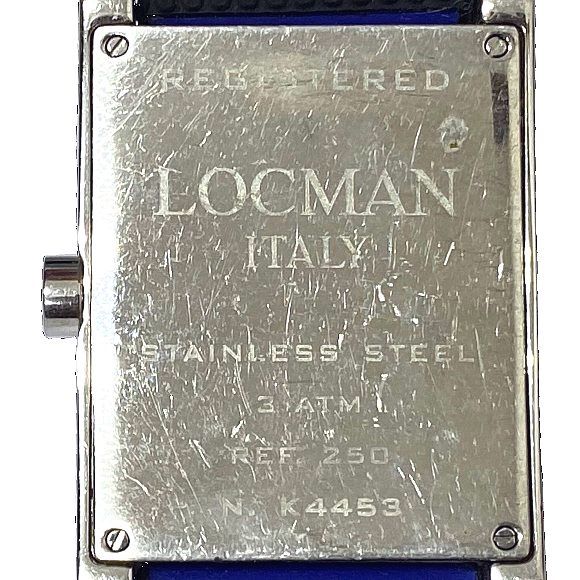 G8042【ロックマン LOCMAN】TENDER 250 クォーツ カットグラス・メンズ 腕時計_画像5