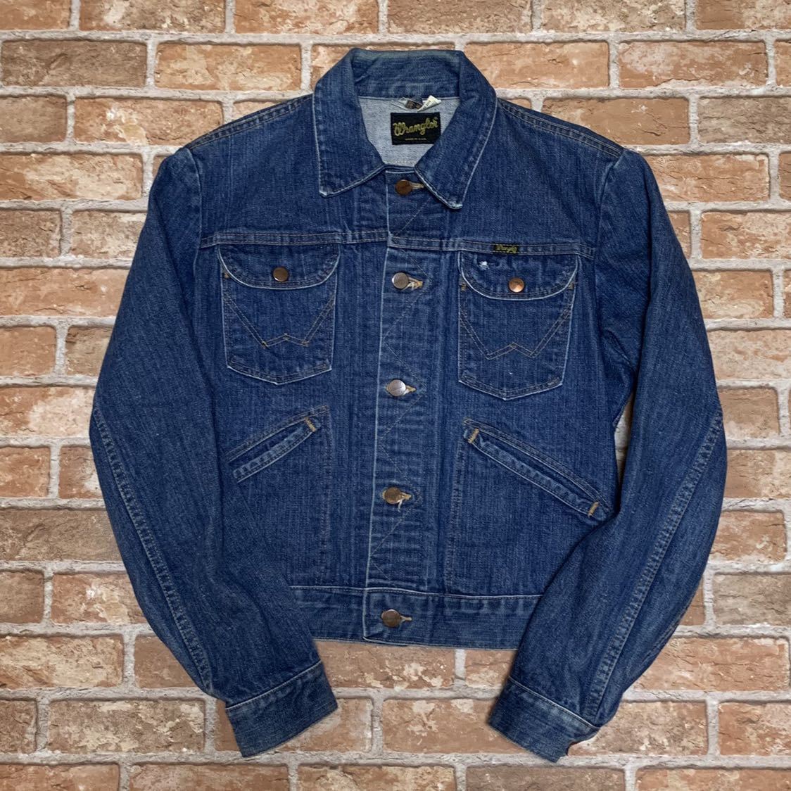 70's Wrangler 124MJ G Jean size 38 RP1619 Vintage old clothes 70 period : Real Yahoo auction salling 70's Wrangler 124MJ G Jean size 38 RP1619 Vintage old clothes 70 period : Real Yahoo auction salling