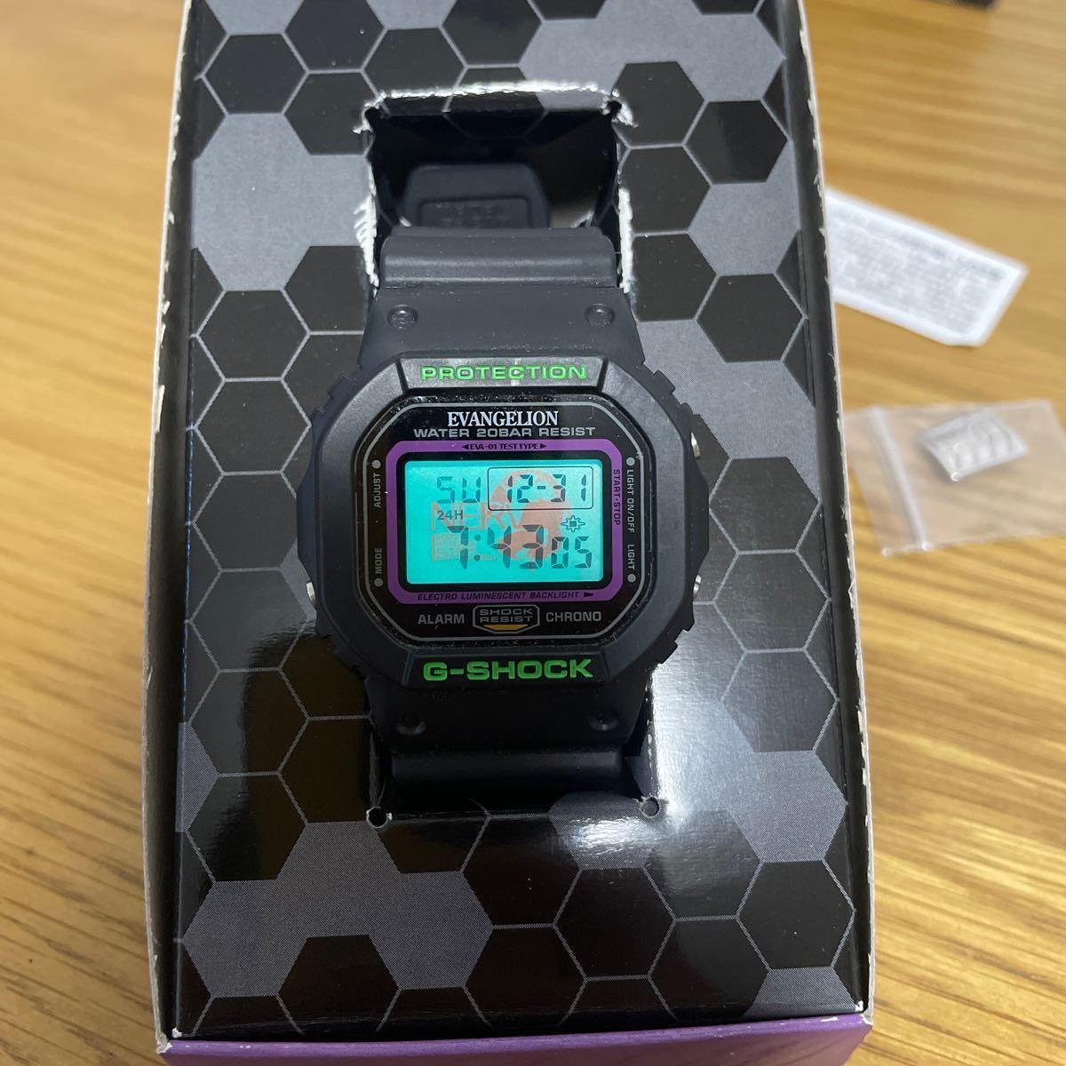 コラボ/G-SHOCK/スピード/時計/DW-5600/エヴァンゲリオン/初号機/カシオ/入手困難/レア/限定 CASIO 腕時計 電池 DW 碇シンジ