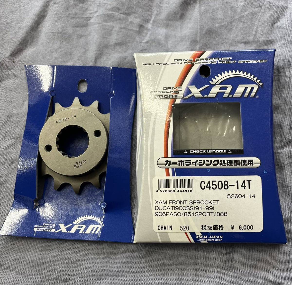 XAM ザム DUCATI フロントスプロケット 520-14 新品未使用 900SS 851 スフランブラー等 C4508 -14 520-14_画像1