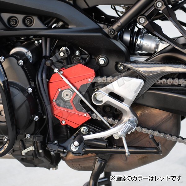 BigOne 高品質 XSR900 MT-09 MT09 TRACER トレーサー FZ-9 MT-9 MT9 アルミ フロント スプロケット スプロケ エンジン カバー 青 ブルー_画像4