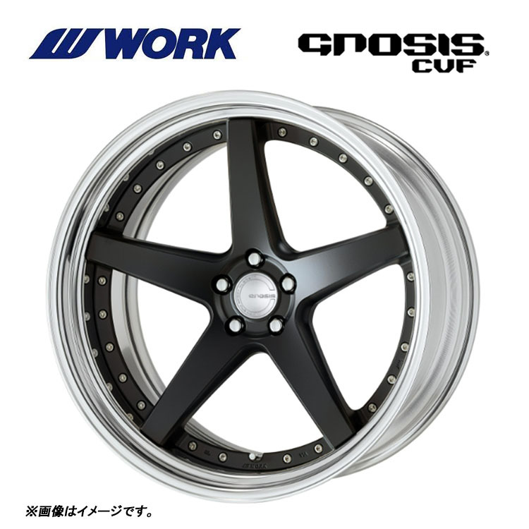 送料無料 ワーク GNOSIS CVF STEP RIM ディープコンケイブ DEEP RIM Wdisk 10.5J-21 +46～－43 5H-120 【1本単品 新品】