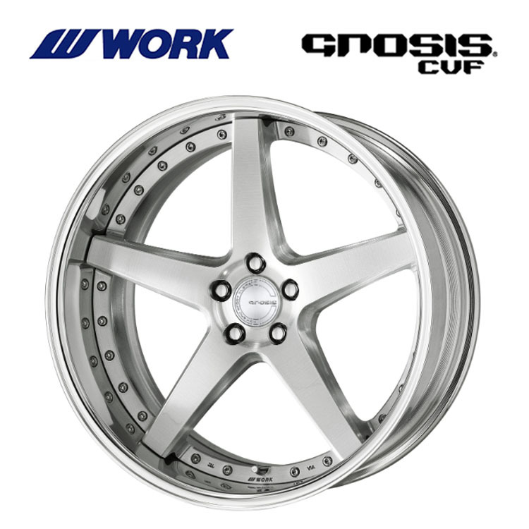 送料無料 ワーク GNOSIS CVF FULL REVERSE ミドルコンケイブ DEEP RIM Odisk 9J-21 +19～2 5H-120 【4本セット 新品】