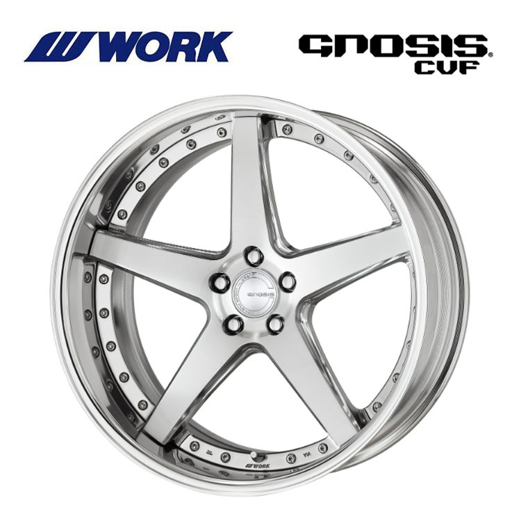 送料無料 ワーク GNOSIS CVF FULL REVERSE ミドルコンケイブ DEEP RIM Odisk 12.5J-19 +79~-37 5H-112 【1本単品 新品】