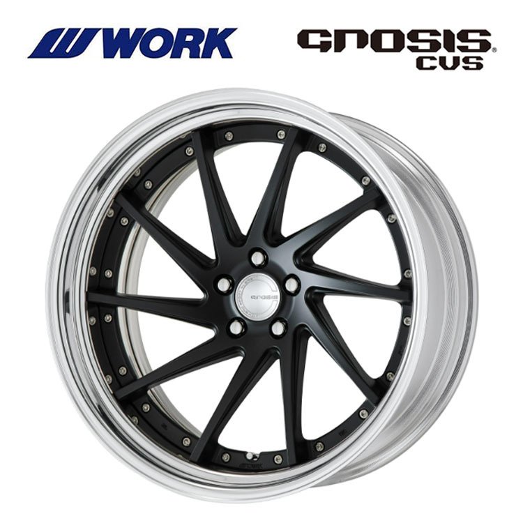 送料無料 ワーク GNOSIS CVS STEP RIM ディープコンケイブ DEEP RIM Wdsik 10J-21 +40~-37 5H-100 【4本セット 新品】