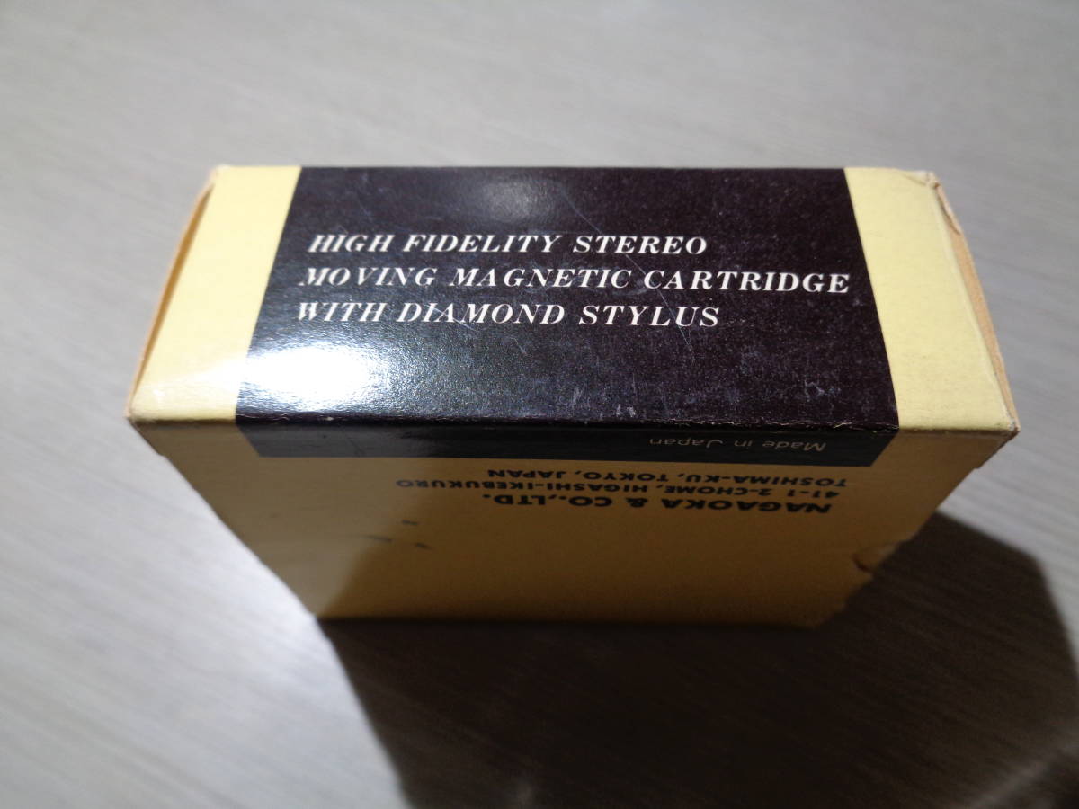 未使用品/ナガオカ,NAGAOKA STEREO CARTRIDGE [NM-33A] HIGH FIDELITY STEREO MOVING MAGNETIC CARTRIDGE WITH DIAMOND STYLUS(UNUSED/NEW)_画像2